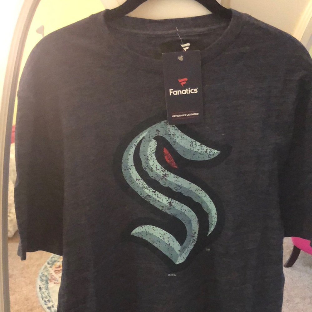 Fanatics Seattle Kraken Men's Black short sleeveT-Shirt